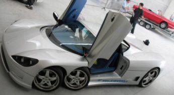Auto a sei ruote al Motor Show di Bologna: Covini C6W, supercar sportiva da 300 Km/h