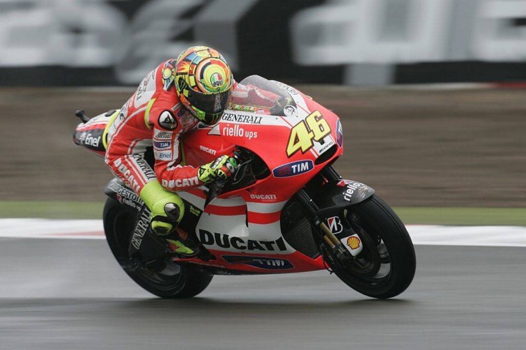 Valentino Rossi ha corso in Ducati nelle stagioni 2011 e 2012, senza vincere nemmeno un GP
