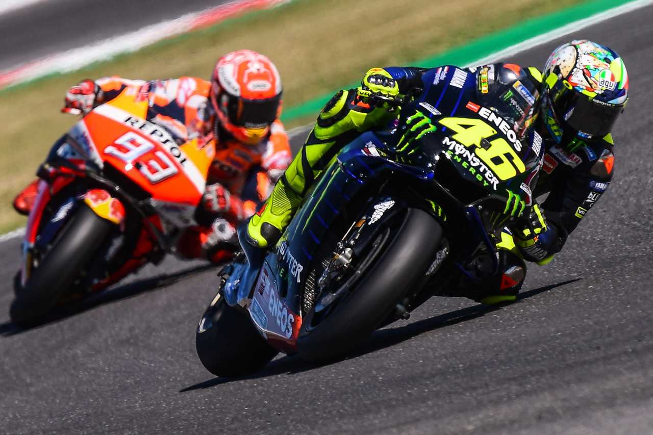 Marquez vs Rossi