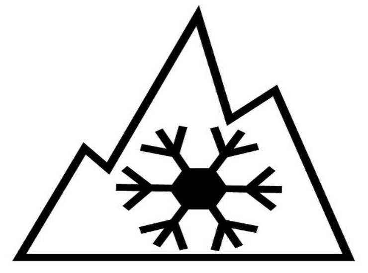 3 peak mountain snowflake