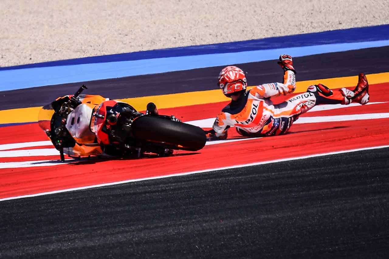 Motogp classifica cadute