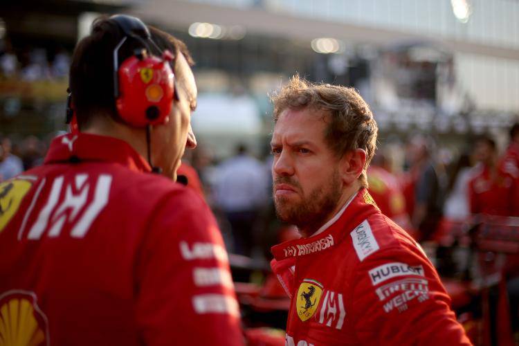 Vettel Test Abu Dhabi