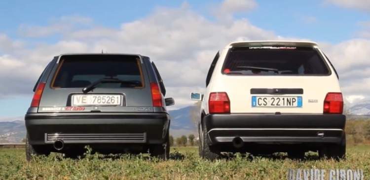 Fiat Uno Turbo vs Renault 5 GT Turbo