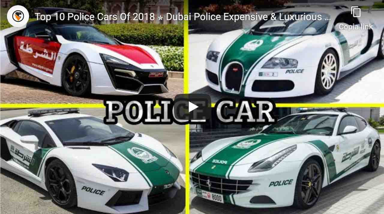 auto della polizia dubai