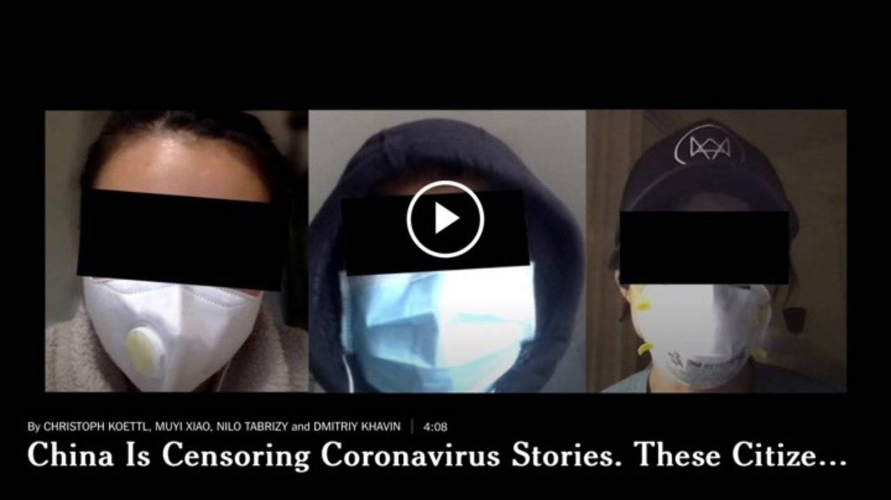 Cina censura Coronavirus