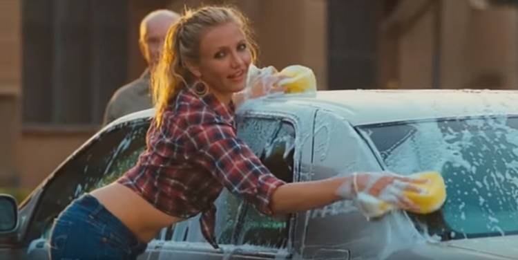 sexy car washing