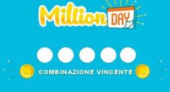 Million Day, l’estrazione del 13 marzo: i numeri vincenti
