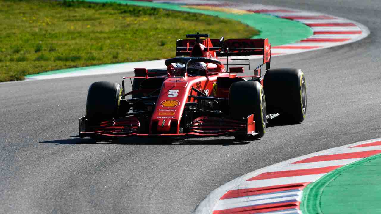 f1 vettel ferrari mclaren