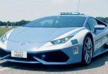 lamborghini huracan polizia veicolo segreti