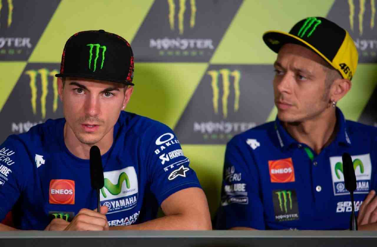 Maverick Vinales e Valentino Rossi