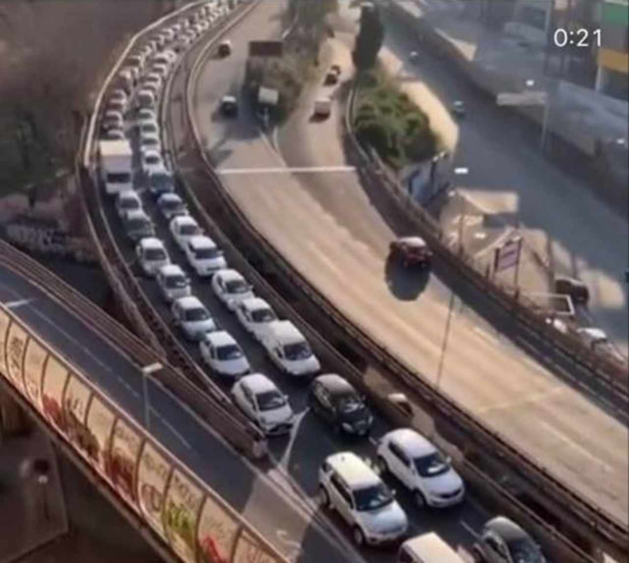 Traffico tangenziale Roma Pasqua