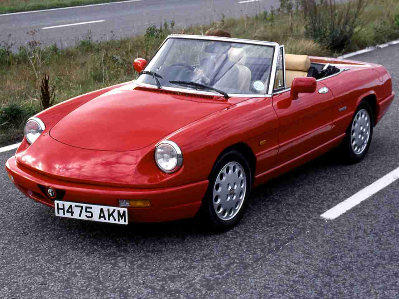 La mitica Alfa Romeo Spider "Duetto" (foto Wheelsage"