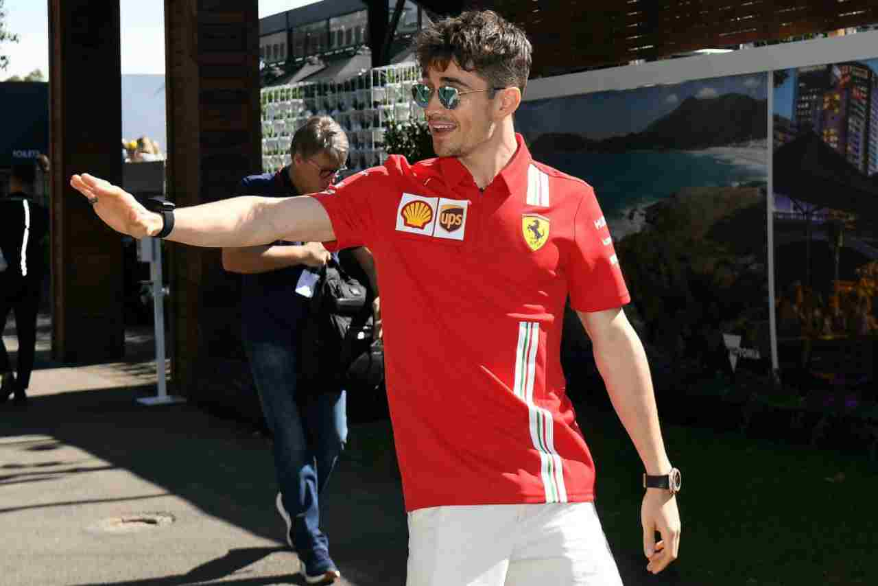 Charles Leclerc è tra i promotori di Race for the World (foto Getty)