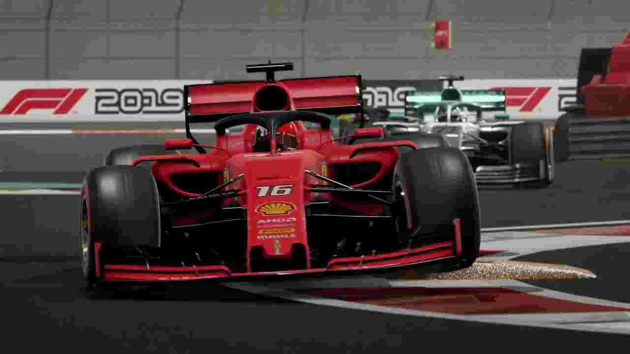 Un frame del videogame F1 2019