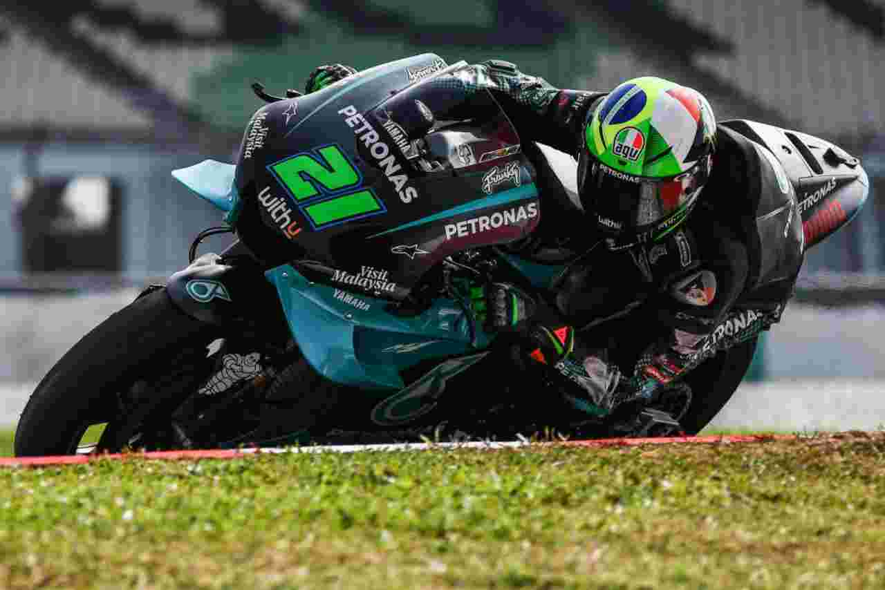 Franco Morbidelli nei test 2020 sulla Yamaha