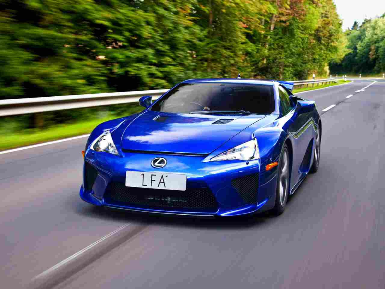 La Lexus LFA, prodotta in 500 esemplari