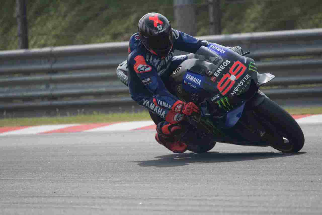 Jorge Lorenzo durante i test alla vigilia della stagione 2020 di MotoGP