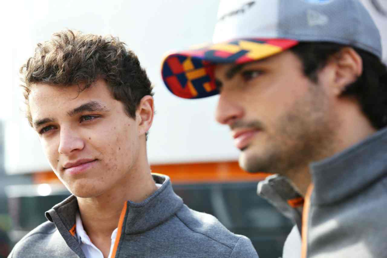 Carlos Sainz e Lando Norris, i due piloti McLaren