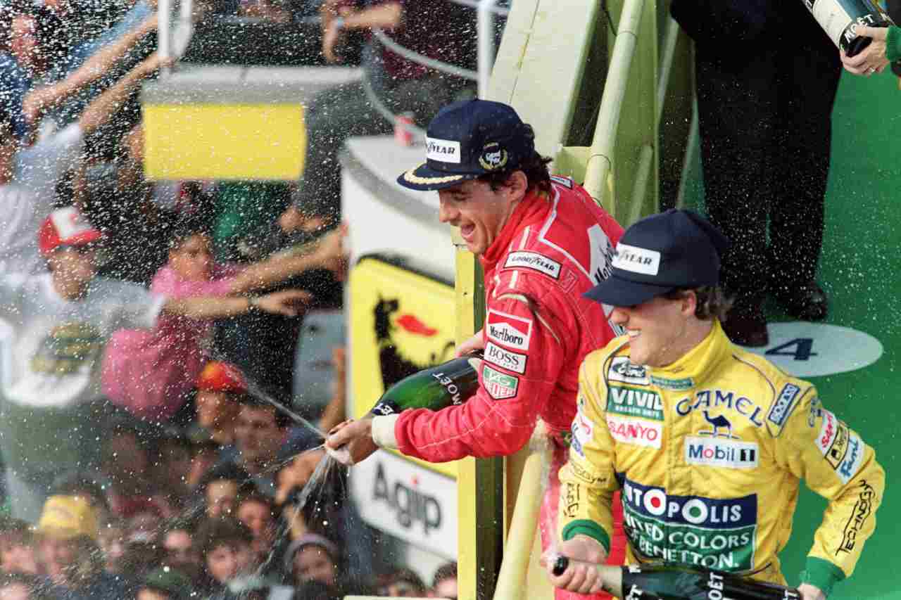 Schumacher e Senna