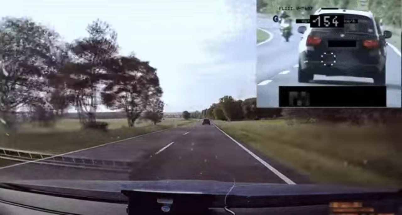 BMW 3, inseguimento con incidente in Ungheria - video