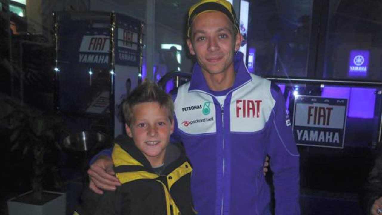 Fabio Quartararo con Rossi