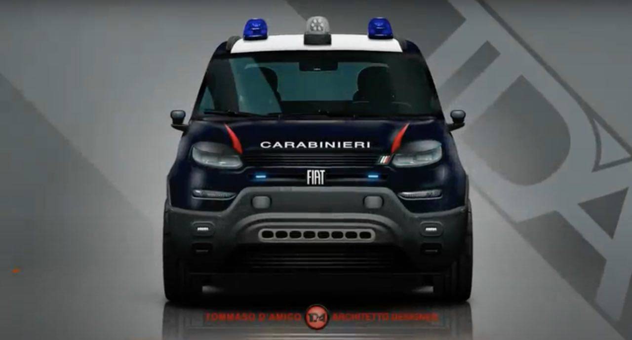 Fiat Panda Il Render Della 4x4 Dedicata Ai Carabinieri Le Possibili Innovazioni