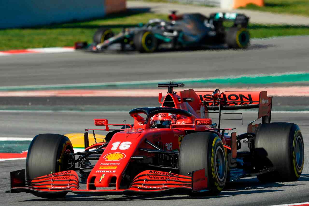 Ferrari e Mercedes Test