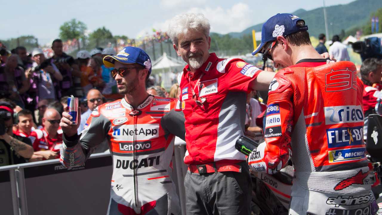 Gigi Dall'Igna Andrea Dovizioso Jorge Lorenzo