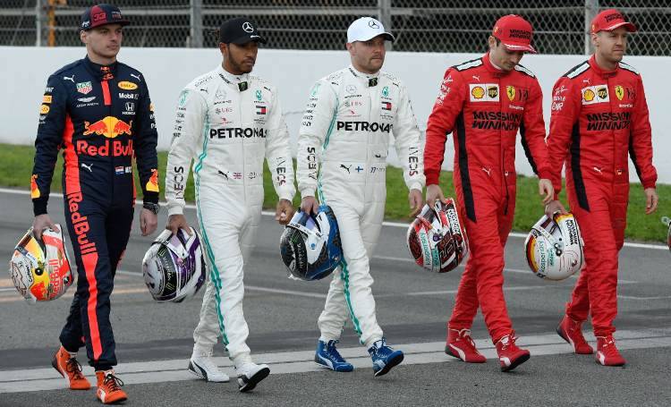 Verstappen Mercedes Ferrari