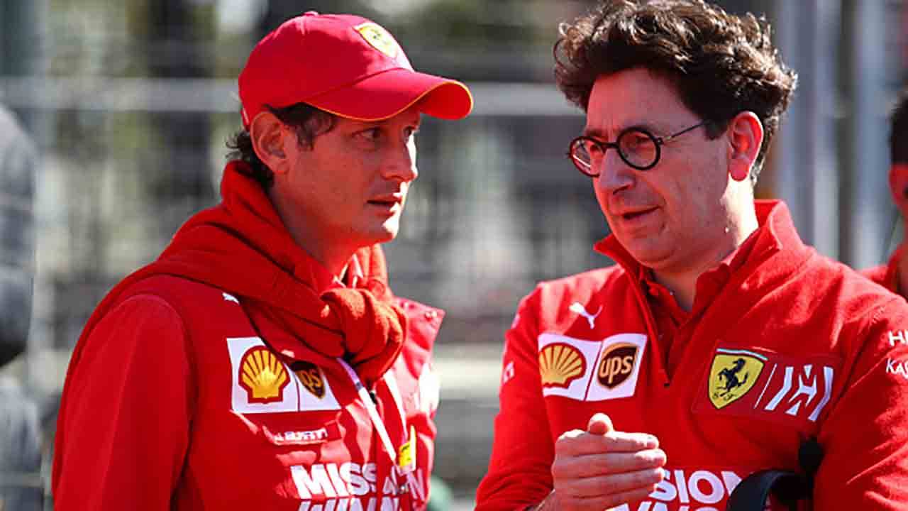 Ferrari Elkann e Binotto