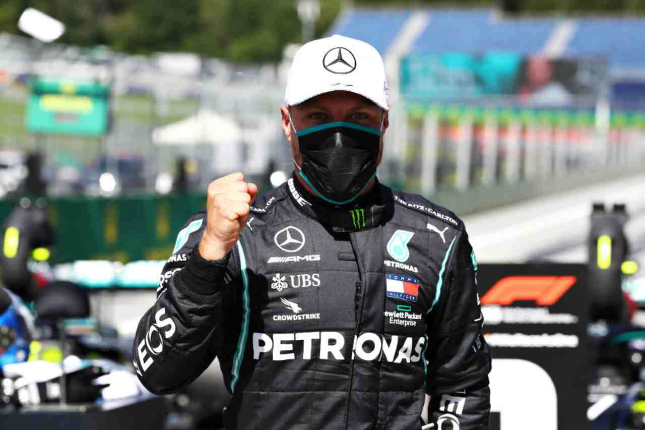 F1, GP Austria: Bottas tris in pole, numeri e curiosità delle qualifiche