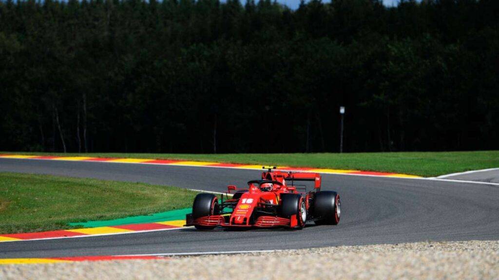 Charles leclerc GP Belgio 2020