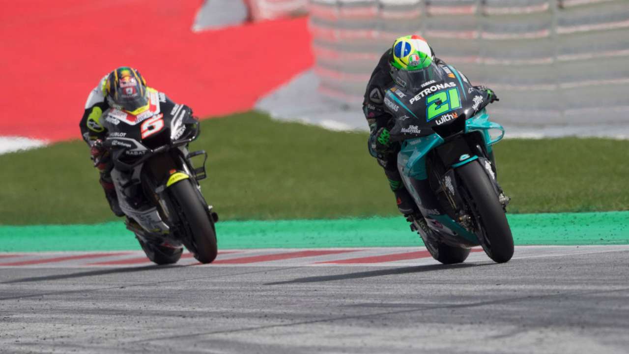 Franco Morbidelli e Johann Zarco