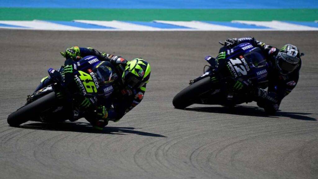 Valentino Rossi Maverick Vinales 