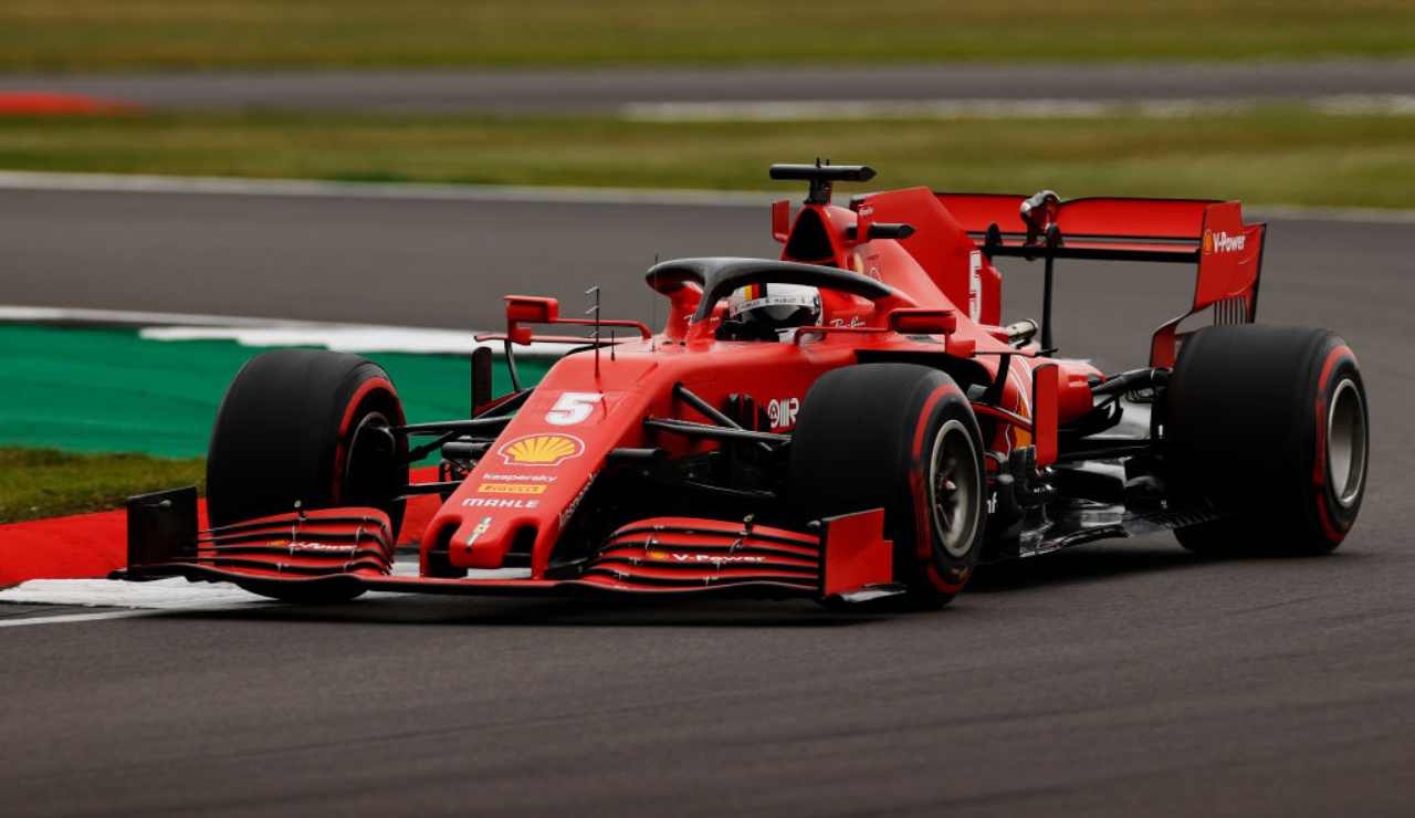 Sebastian Vettel GP Silverstone Libere