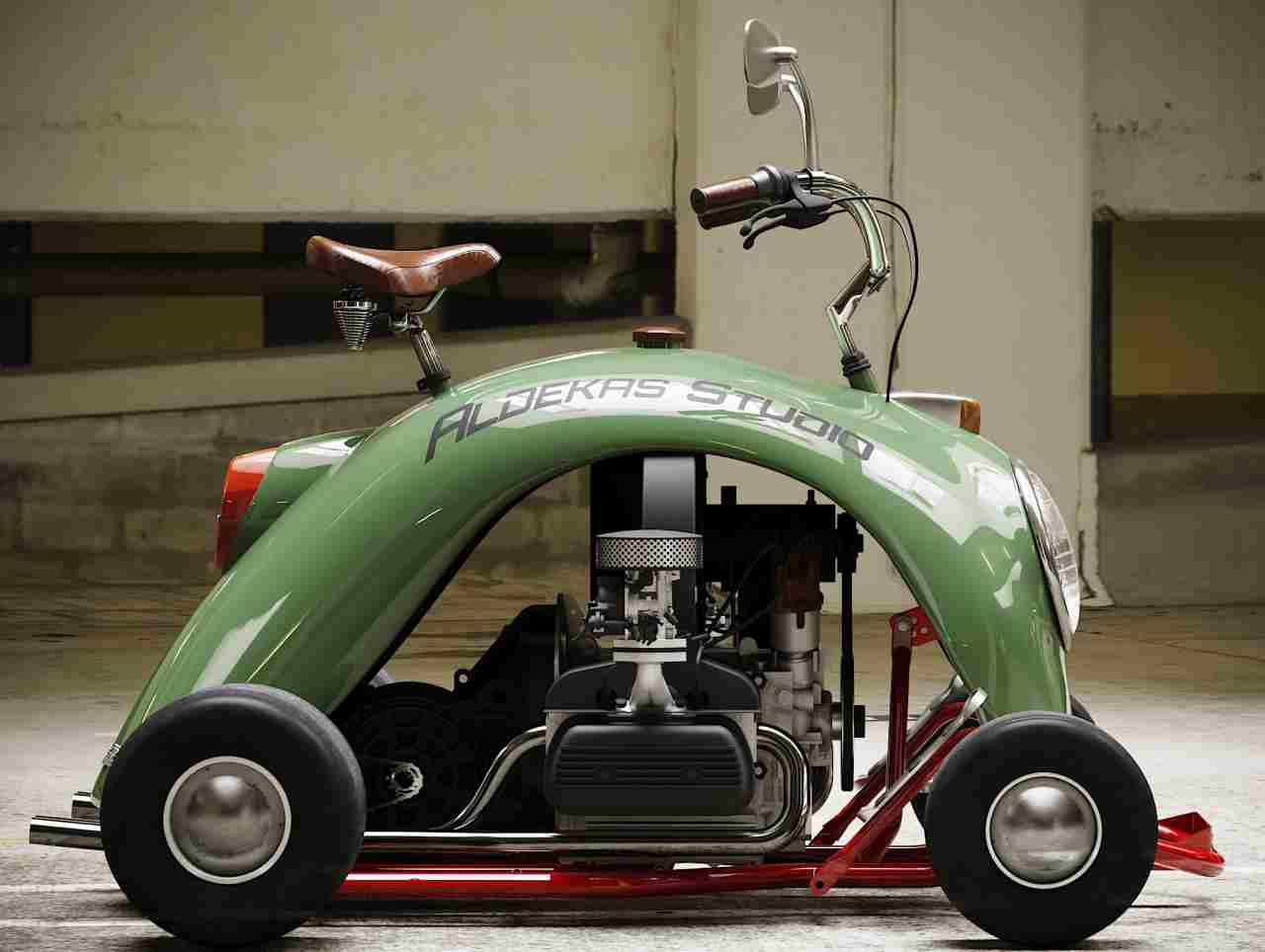 Maggiolino Wolkswagen, il go-kart vintage ispirato al classico - Foto