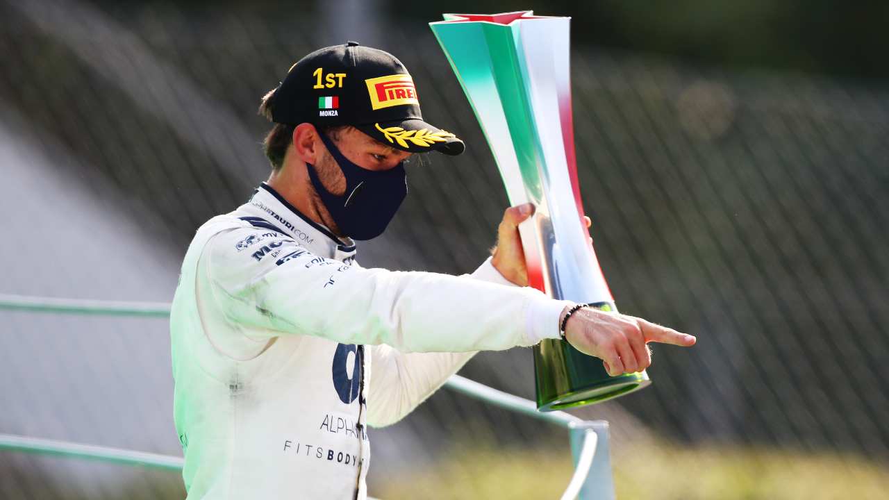 F1 GP Monza, Gasly incredulo per la vittoria: "Non me ne rendo conto"