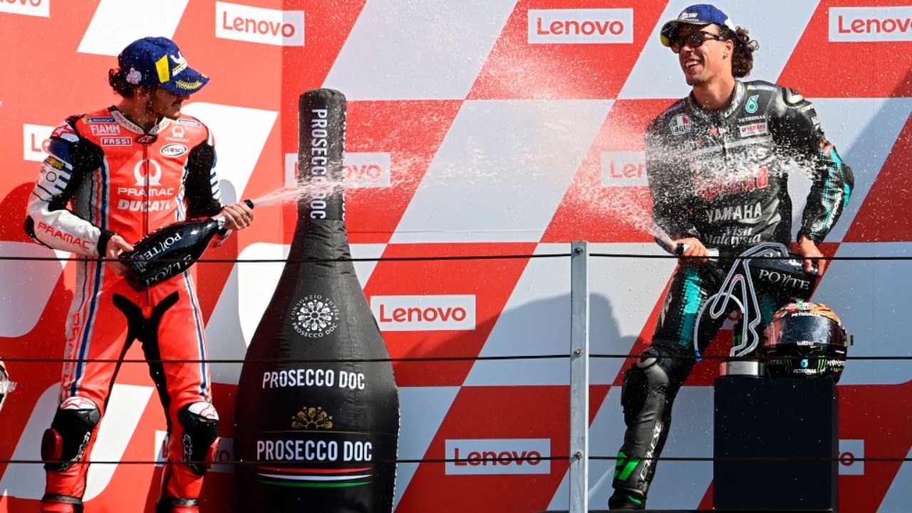 Franco Morbidelli e Francesco Bagnaia