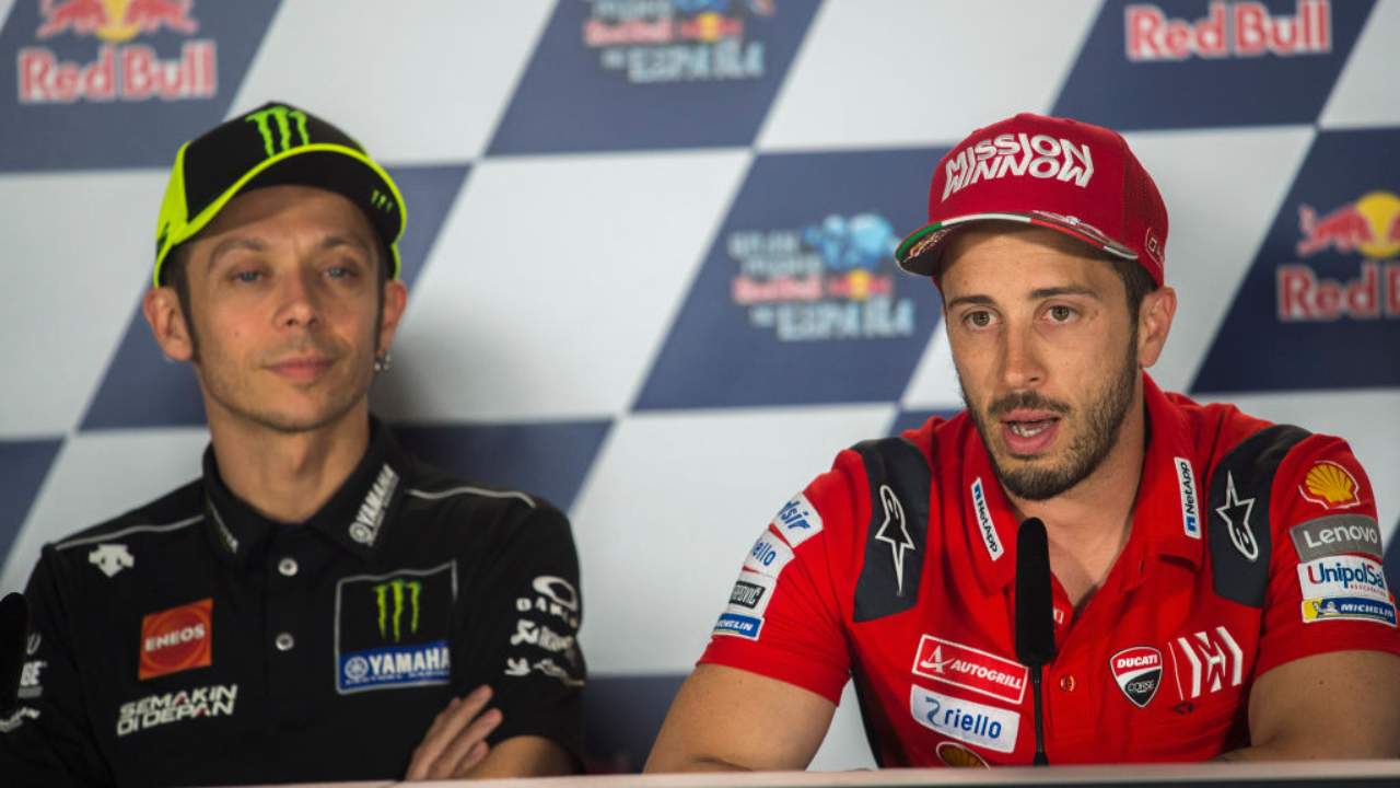 Andrea Dovizioso Valentino Rossi