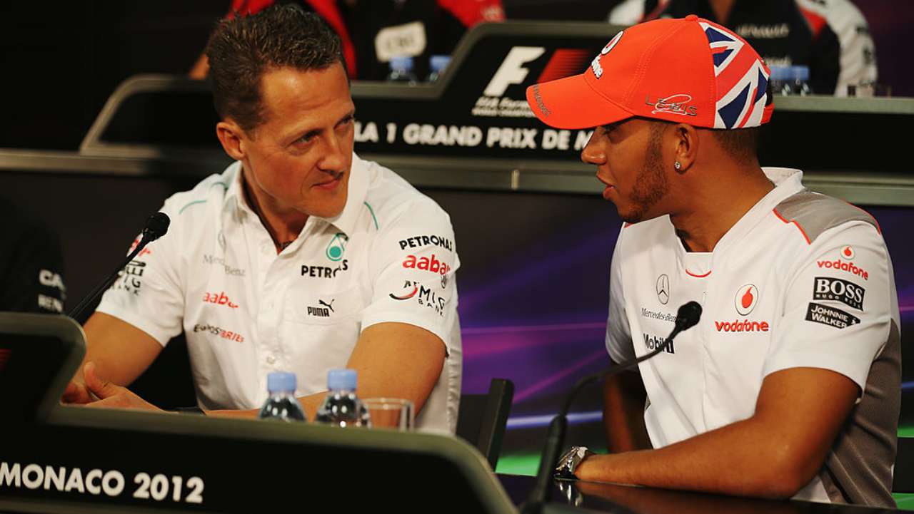 Lewis Hamilton Michael Schumacher