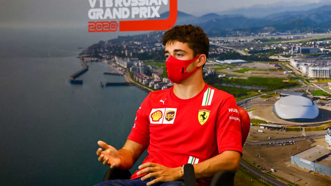 Charles Leclerc F1 Russia 2020