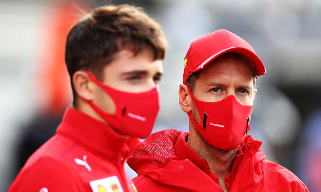 leclerc e vettel