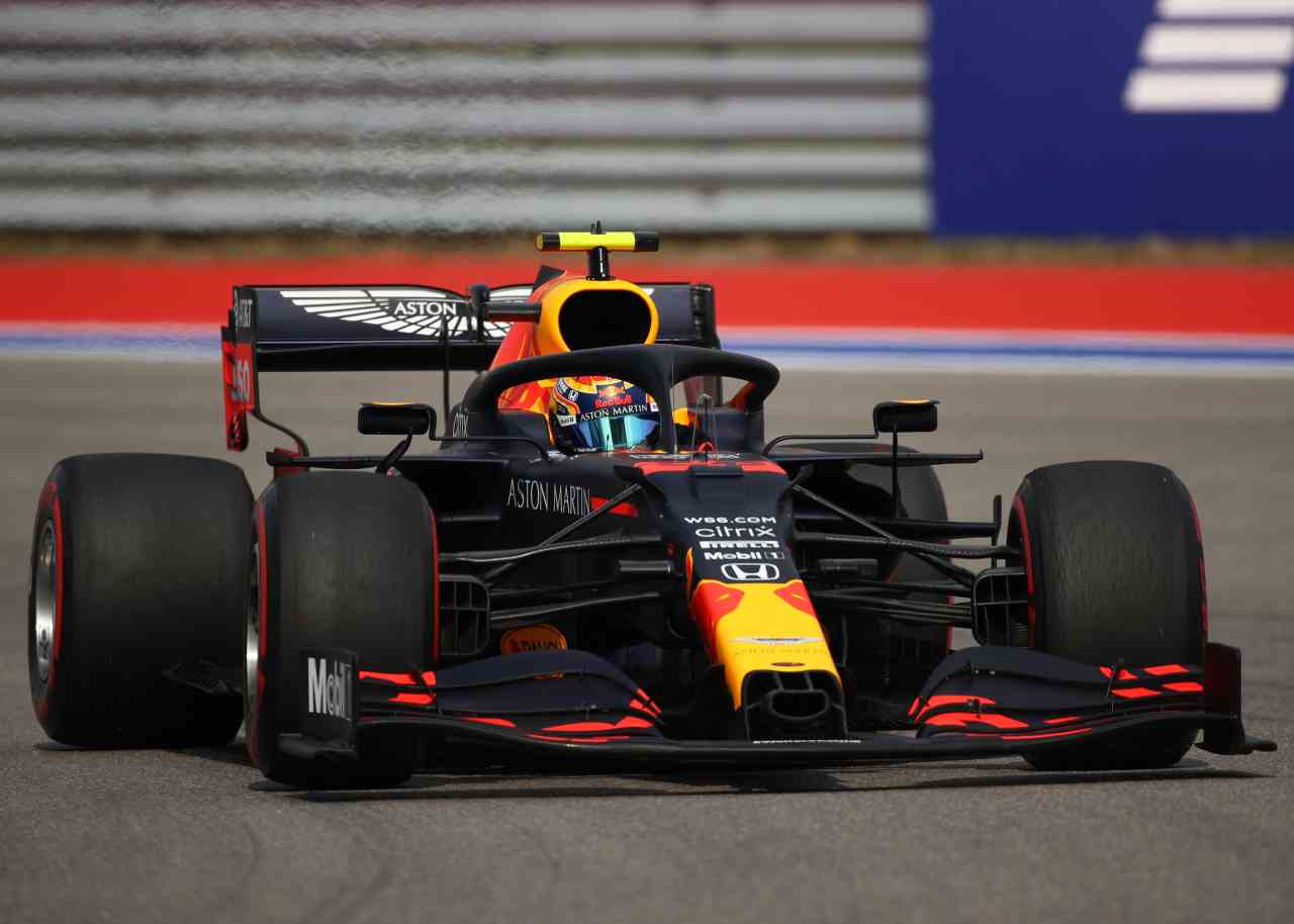 La red Bull al GP Russia