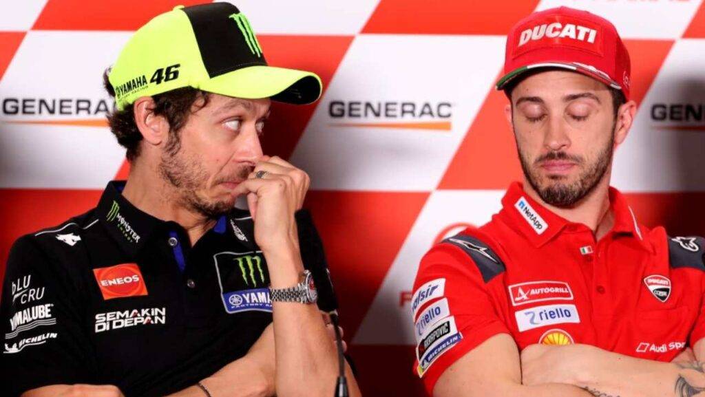 rossi ritiro dovizioso petronas yamaha