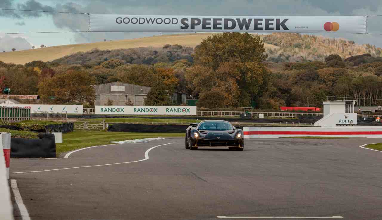 Evija Goodwood Speedweek Lotus