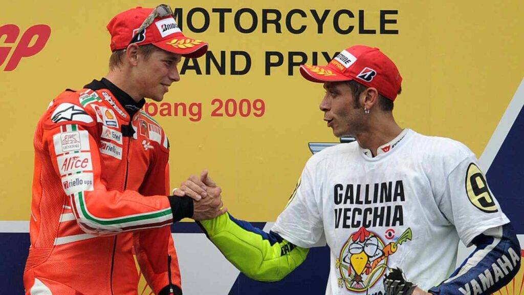 Valentino Rossi Casey Stoner