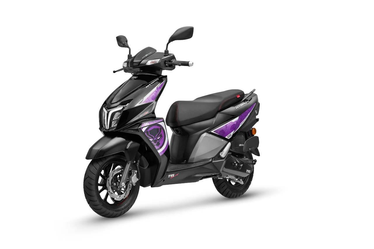 TVS Scooter Black Panther