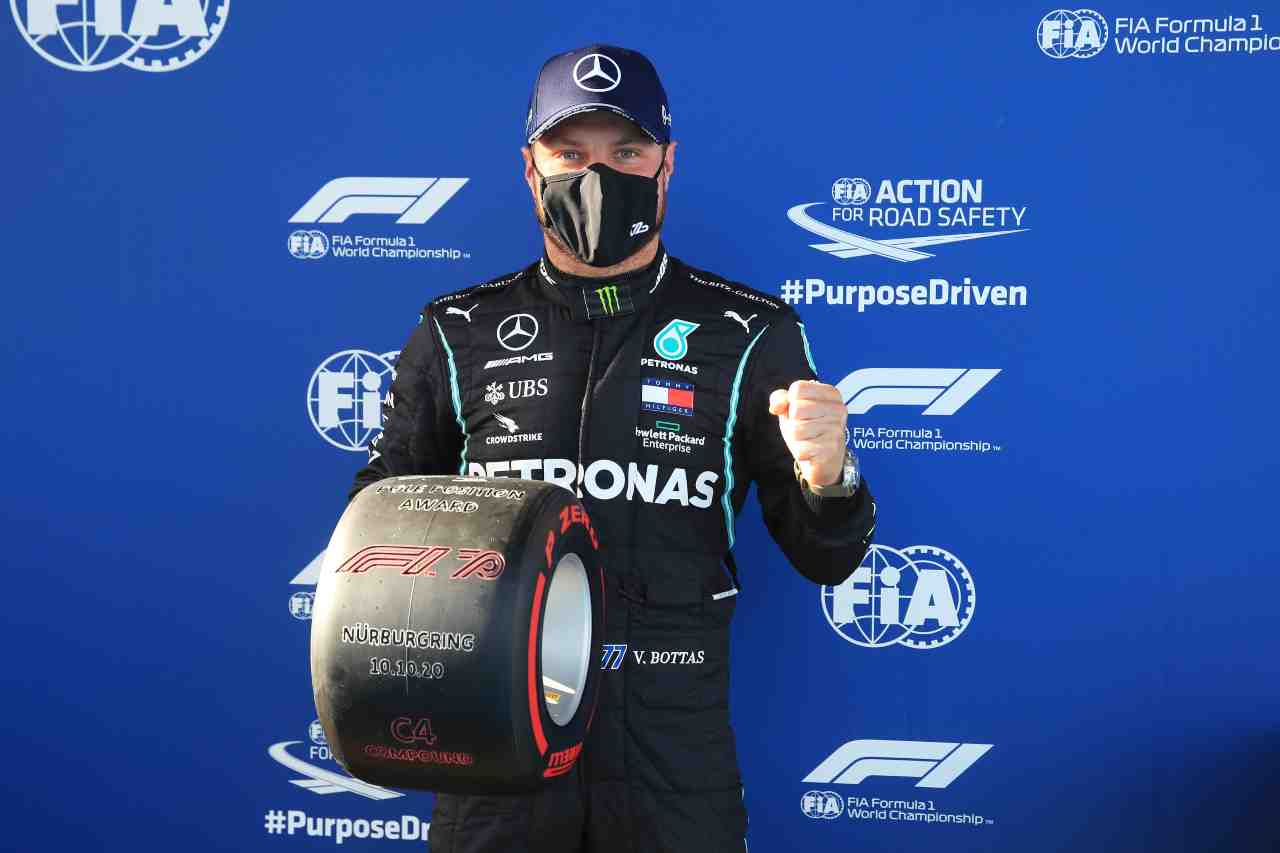 F1, GP Eifel: Bottas 25mo in pole al Nurburgring, numeri e curiosità