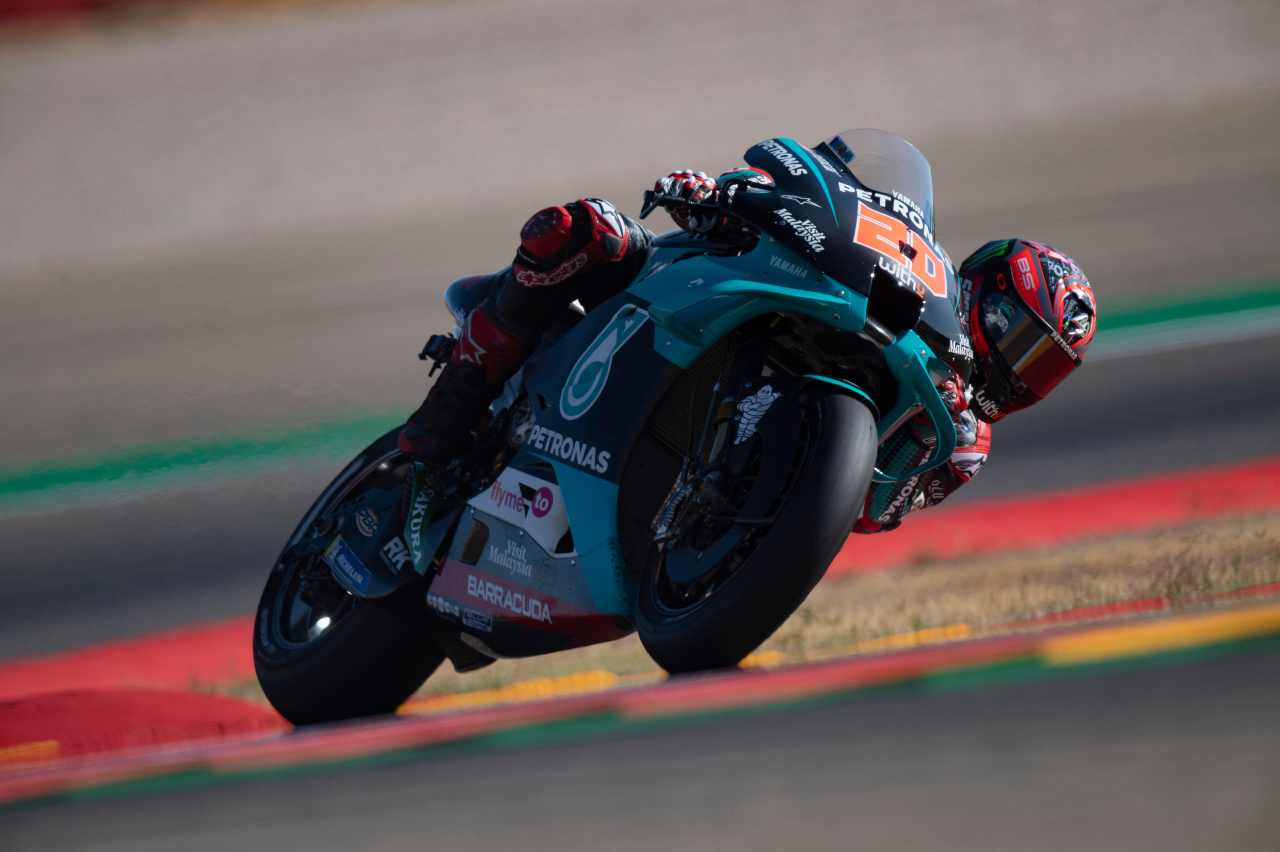 MotoGP Aragon, Quartararo spiega: "Non potevo guidare come volevo"