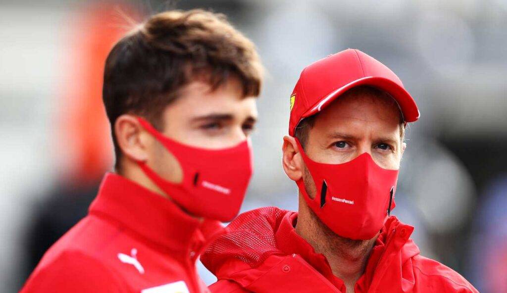 vettel e leclerc